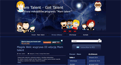 Desktop Screenshot of mamtalent2.tvshow.com.pl